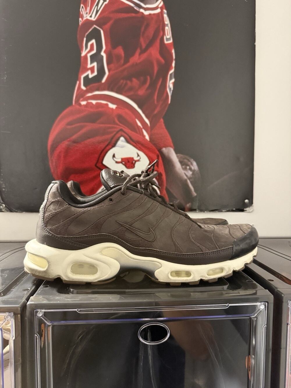 Nike Air Max Plus Ef Shoes Mens 13 Velvet Brown Sail 2018